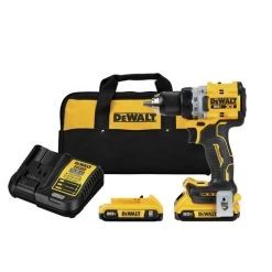 Tool Store 10 Dewalt DCD800D2 20V MAX XR Brushless Lithium-Ion 1/2 In. Cordless Drill Driver Kit With 2 Batteries (2 Ah)