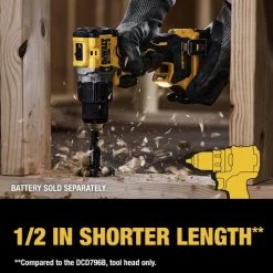 Dewalt DCD805B 20V MAX XR Brushless Lithium-Ion 1/2 In. Cordless Hammer Drill Driver (Tool Only) -Tool Store dewndcd805b s