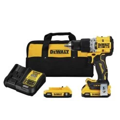 Dewalt DCD805D2 20V MAX XR Brushless Lithium-Ion 1/2 In. Cordless Hammer Drill Driver Kit With 2 Batteries (2 Ah)