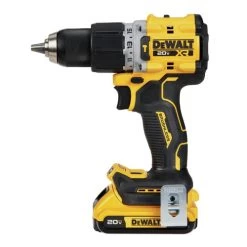 Dewalt DCD805D2 20V MAX XR Brushless Lithium-Ion 1/2 In. Cordless Hammer Drill Driver Kit With 2 Batteries (2 Ah) -Tool Store dewndcd805d2 c