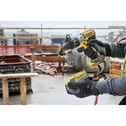 Dewalt DCD996P2 20V MAX XR Brushless Lithium-Ion 1/2 In. Cordless 3-Speed Hammer Drill Driver Kit With 2 Batteries (5 Ah) -Tool Store dewndcd996p2 n