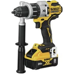 Dewalt DCD998W1 20V MAX XR POWER DETECT Brushless Lithium-Ion 1/2 In. Cordless Hammer Drill Driver Kit (8 Ah) -Tool Store dewndcd998w1 b
