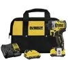 Dewalt DCF601F2 12V MAX XTREME Brushless Lithium-Ion Cordless 1/4 In. Screwdriver Kit (2 Ah)