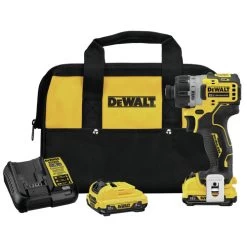 Dewalt DCF601F2 12V MAX XTREME Brushless Lithium-Ion Cordless 1/4 In. Screwdriver Kit (2 Ah)