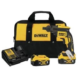 Dewalt DCF624P2 20V MAX XR Brushless Lithium-Ion Cordless Screwgun Kit With 2 Batteries (5 Ah)
