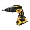 Dewalt DCF630D2 20V MAX XR Brushless Lithium-Ion Cordless Drywall Screwgun Kit With 2 Batteries (2 Ah)