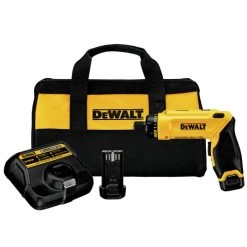Dewalt DCF680N2 8V MAX Lithium-Ion Brushed Cordless Gyroscopic Screwdriver Kit With 2 Batteries