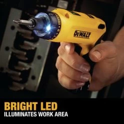 Dewalt DCF680N2 8V MAX Lithium-Ion Brushed Cordless Gyroscopic Screwdriver Kit With 2 Batteries -Tool Store dewndcf680n2 r