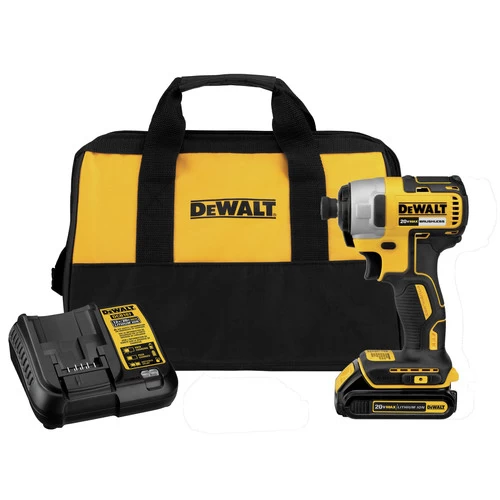 Dewalt DCF787C1 20V MAX Brushless Lithium-Ion 1/4 In. Cordless Impact Driver Kit (1.5 Ah) 1 Dewalt DCF787C1 20V MAX Brushless Lithium-Ion 1/4 In. Cordless Impact Driver Kit (1.5 Ah)
