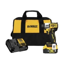 Dewalt DCF845P1 20V MAX XR Brushless Lithium-Ion 1/4 In. Cordless 3-Speed Impact Driver Kit (5 Ah)