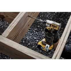 Dewalt DCF845P1 20V MAX XR Brushless Lithium-Ion 1/4 In. Cordless 3-Speed Impact Driver Kit (5 Ah) -Tool Store dewndcf845p1 h