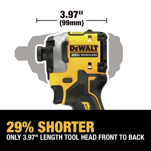 Dewalt DCF850B ATOMIC 20V MAX Brushless Lithium-Ion 1/4 In. Cordless 3-Speed Impact Driver (Tool Only) 7 Dewalt DCF850B ATOMIC 20V MAX Brushless Lithium-Ion 1/4 In. Cordless 3-Speed Impact Driver (Tool Only) - Image 7