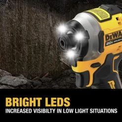 Dewalt DCF850B ATOMIC 20V MAX Brushless Lithium-Ion 1/4 In. Cordless 3-Speed Impact Driver (Tool Only) 22 Dewalt DCF850B ATOMIC 20V MAX Brushless Lithium-Ion 1/4 In. Cordless 3-Speed Impact Driver (Tool Only) -Tool Store dewndcf850b j