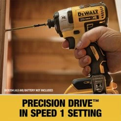 Dewalt DCF887P1 20V MAX XR Brushless Lithium-Ion 1/4 In. Cordless 3-Speed Impact Driver Kit (5 Ah) -Tool Store dewndcf887p1 d