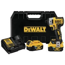 Dewalt DCF888P2BT 20V MAX XR 5.0 Ah Cordless Lithium-Ion Brushless Tool Connect 1/4 In. Impact Driver Kit
