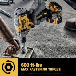 Dewalt DCF891B 20V MAX XR Brushless Lithium-Ion 1/2 In. Cordless Mid-Range Impact Wrench With Hog Ring Anvil (Tool Only) -Tool Store dewndcf891b h