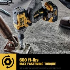 Dewalt DCF892B 20V MAX XR Brushless Lithium-Ion 1/2 In. Cordless Mid-Range Impact Wrench With Detent Pin Anvil (Tool Only) -Tool Store dewndcf892b h