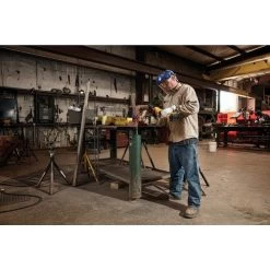 Dewalt DCG413R2 20V MAX XR Brushless Lithium-Ion 4-1/2 In. Cordless Paddle Switch Small Angle Grinder With Kickback Brake Kit With (2) 6 Ah Batteries -Tool Store dewndcg413r2 d