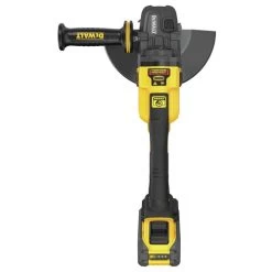 Dewalt DCG460X2 60V MAX Brushless Lithium-Ion 7 In. - 9 In. Cordless Large Angle Grinder Kit With 2 FLEXVOLT Batteries (9 Ah) -Tool Store dewndcg460x2 f