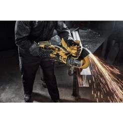 Dewalt DCG460X2 60V MAX Brushless Lithium-Ion 7 In. - 9 In. Cordless Large Angle Grinder Kit With 2 FLEXVOLT Batteries (9 Ah) -Tool Store dewndcg460x2 i