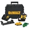 Dewalt DCLE34031D1 20V Lithium-Ion Cordless 3x360 Line Laser Kit (2 Ah)