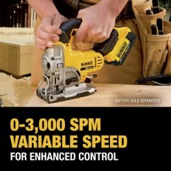 Dewalt DCS331B 20V MAX Variable Speed Lithium-Ion Cordless Jig Saw (Tool Only) -Tool Store dewndcs331b f
