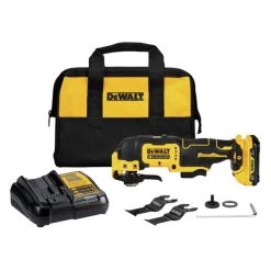 Dewalt DCS353G1 12V MAX XTREME Brushless Lithium-Ion Cordless Oscillating Tool Kit (3 Ah)