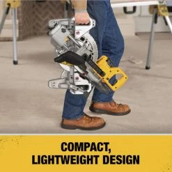 Dewalt DCS361B 20V MAX Brushed Sliding Lithium-Ion 7-1/4 In. Cordless Miter Saw (Tool Only) -Tool Store dewndcs361b b