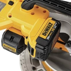 Dewalt DCS361M1-DCB204-2-BNDL 20V MAX XR Brushed Lithium-Ion 7-1/4 In. Cordless Sliding Miter Saw Kit With 3 Batteries Bundle (4 Ah) -Tool Store dewndcs361m1 dcb204 2 bndl f