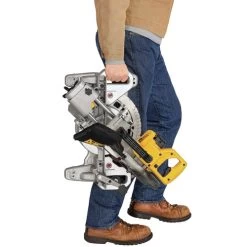 Dewalt DCS361M1-DCB204-2-BNDL 20V MAX XR Brushed Lithium-Ion 7-1/4 In. Cordless Sliding Miter Saw Kit With 3 Batteries Bundle (4 Ah) -Tool Store dewndcs361m1 dcb204 2 bndl n