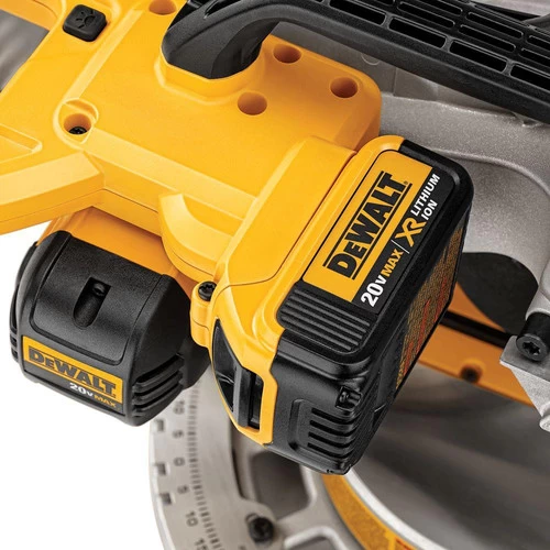 Dewalt DCS361M1 20V MAX Lithium-Ion Cordless 7 1/4 In. Sliding Miter Saw Kit (4 Ah) 4 Dewalt DCS361M1 20V MAX Lithium-Ion Cordless 7 1/4 In. Sliding Miter Saw Kit (4 Ah) - Image 4