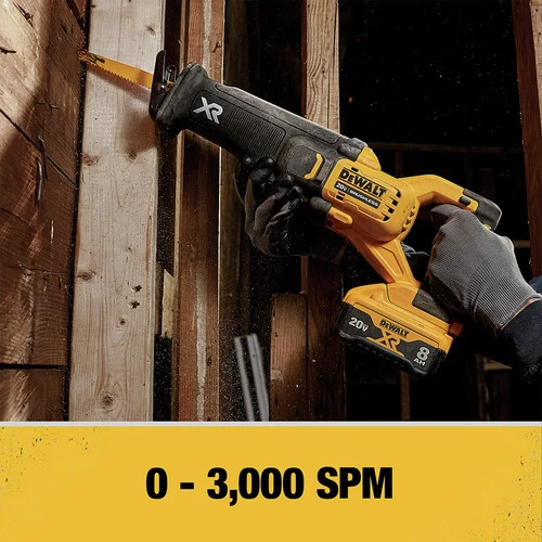 Dewalt DCS368W1 20V MAX XR POWER DETECT Brushless Lithium-Ion Cordless Reciprocating Saw Kit (8 Ah) 12 Dewalt DCS368W1 20V MAX XR POWER DETECT Brushless Lithium-Ion Cordless Reciprocating Saw Kit (8 Ah) - Image 12
