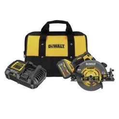 Dewalt DCS578X1 60V MAX FLEXVOLT Brushless Lithium-Ion 7-1/4 In. Cordless Circular Saw Kit With Brake And 3 Ah Battery