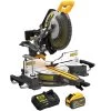 Dewalt DCS781X1 60V MAX Brushless Sliding Double Bevel Lithium-Ion 12 In. Cordless Miter Saw Kit (9 Ah)