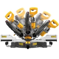 Dewalt DCS781X1 60V MAX Brushless Sliding Double Bevel Lithium-Ion 12 In. Cordless Miter Saw Kit (9 Ah) -Tool Store dewndcs781x1 j