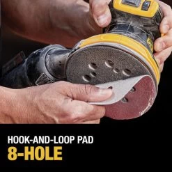 Dewalt DCW210D1 20V MAX XR Brushless Lithium-Ion Variable Speed 5 In. Cordless Random Orbital Sander Kit (2 Ah) 16 Dewalt DCW210D1 20V MAX XR Brushless Lithium-Ion Variable Speed 5 In. Cordless Random Orbital Sander Kit (2 Ah) -Tool Store dewndcw210d1 f