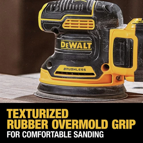 Dewalt DCW210D1 20V MAX XR Brushless Lithium-Ion Variable Speed 5 In. Cordless Random Orbital Sander Kit (2 Ah) 8 Dewalt DCW210D1 20V MAX XR Brushless Lithium-Ion Variable Speed 5 In. Cordless Random Orbital Sander Kit (2 Ah) - Image 8