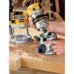 Dewalt DW618 2-1/4 HP EVS Fixed Base Router -Tool Store dewndw618 k