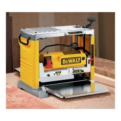 Dewalt DW734 120V 15 Amp Brushed 12-1/2 In. Corded Thickness Planer With Three Knife Cutter-Head -Tool Store dewndw734 f