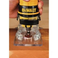 Dewalt DWE6000 4.5 Amp Single Speed 1/4 In. Laminate Trimmer -Tool Store dewndwe6000 e