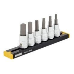 Dewalt DWMT17000 (6-Piece) 3/8 In. Drive SAE Hex Bit Socket Set