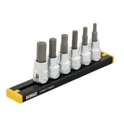 Dewalt DWMT17001 (6-Piece) 3/8 In. Drive MM Hex Bit Socket Set