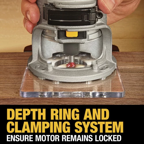 Dewalt DWP611 110V 7 Amp 1-1/4 HP Variable Speed Max Torque Corded Compact Router 12 Dewalt DWP611 110V 7 Amp 1-1/4 HP Variable Speed Max Torque Corded Compact Router - Image 12