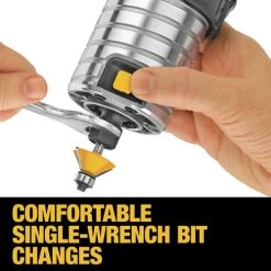 Dewalt DWP611 110V 7 Amp 1-1/4 HP Variable Speed Max Torque Corded Compact Router 32 Dewalt DWP611 110V 7 Amp 1-1/4 HP Variable Speed Max Torque Corded Compact Router -Tool Store dewndwp611 s