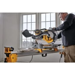 Dewalt DWS716 120V 15 Amp Electric Double-Bevel Compound 12 In. Corded Miter Saw -Tool Store dewndws716 m