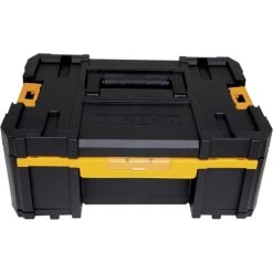 Dewalt DWST17803 12-1/4 In. X 16-3/4 In. X 6-7/8 In. TSTAK III Single Deep Drawer Organizer - Black/Yellow