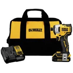Factory Reconditioned Dewalt DCF809C1R ATOMIC 20V MAX Brushless Lithium-Ion Compact 1/4 In. Cordless Impact Driver Kit (1.3 Ah)
