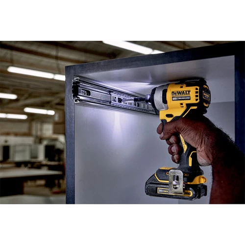Factory Reconditioned Dewalt DCF809C1R ATOMIC 20V MAX Brushless Lithium-Ion Compact 1/4 In. Cordless Impact Driver Kit (1.3 Ah) 4 Factory Reconditioned Dewalt DCF809C1R ATOMIC 20V MAX Brushless Lithium-Ion Compact 1/4 In. Cordless Impact Driver Kit (1.3 Ah) - Image 4