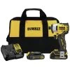 Factory Reconditioned Dewalt DCF809C2R ATOMIC 20V MAX Brushless Lithium-Ion Compact 1/4 In. Cordless Impact Driver Kit (1.3 Ah)