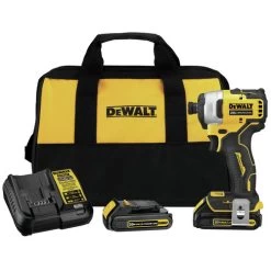 Factory Reconditioned Dewalt DCF809C2R ATOMIC 20V MAX Brushless Lithium-Ion Compact 1/4 In. Cordless Impact Driver Kit (1.3 Ah)